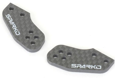 Sparko Caixa de direção em carbono 3mm 4 furos (x2) F8 SPKF83016OP