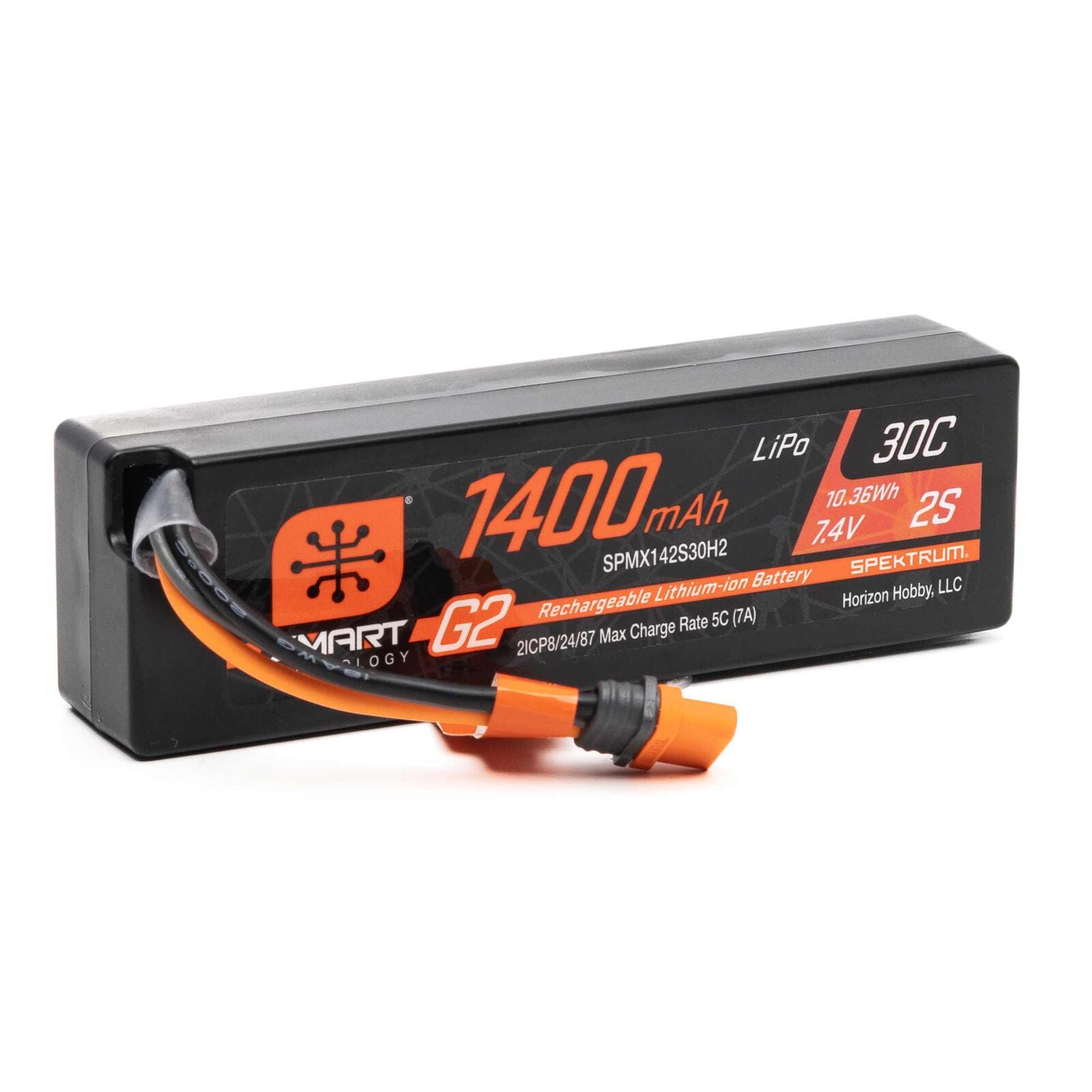 Spektrum Akku lipo 7.4v 1400mAh 2S 30C IC2 SPMX142S30H2