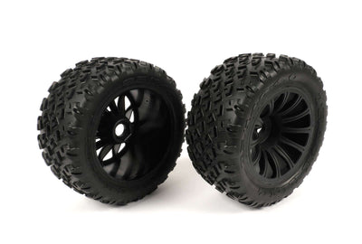 T2M Wheels Black Pirate MT (x2) T4984/02