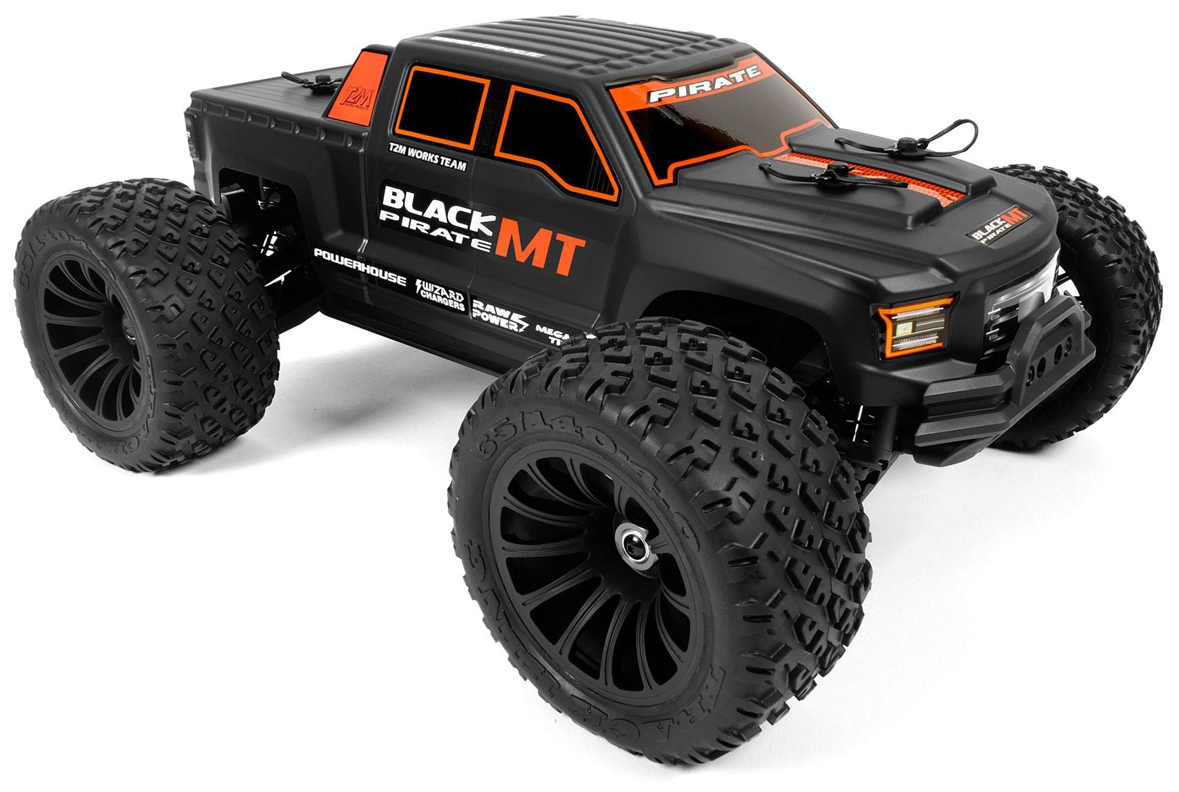 T2M Monster Truck Black Pirate MT 1/10 XL T4984