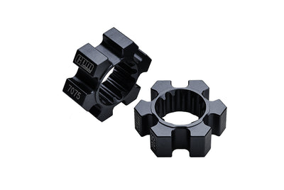 GPM Hexágonos 24mm alu 7075 Negro (x2) TXM010/10MMN-BK