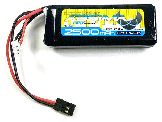 Absima Batterie Lipo 7.4V 2500mah JR Réception 4110005