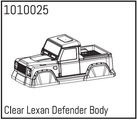 Absima Carrosserie Lexan Transparente Crawler 1/24 1010025