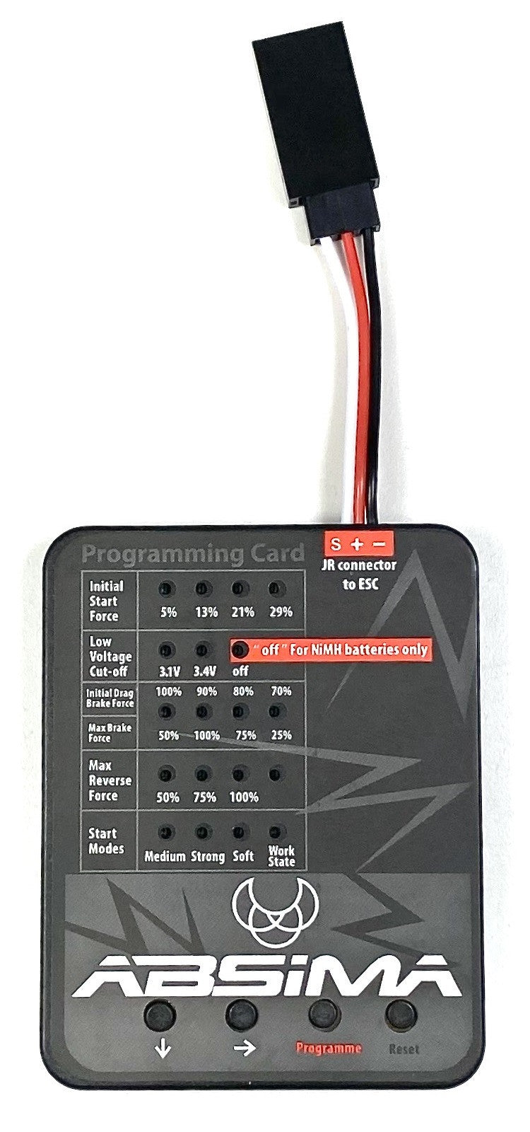 Absima Carte de programmation Variateur V2 80A Yucatan