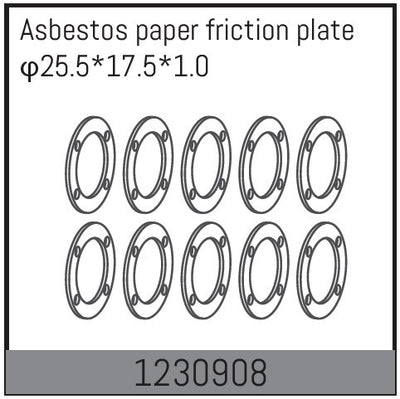 Absima Joint de Différentiel 25.5x17.5x1.0 (10Pcs) 1230908