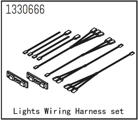 Absima Kit de câblage pour Led Yucatan 1330666