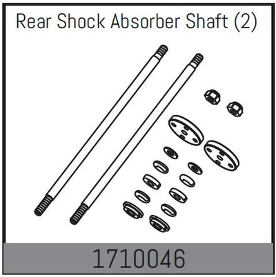 Absima Kit réparation Amortisseur Arrière (x2) 1/7 1710046