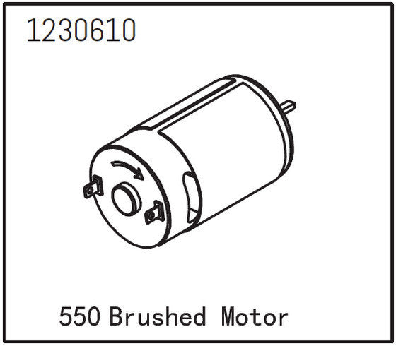 Absima Moteur Charbon type 550 Khamba 1230610