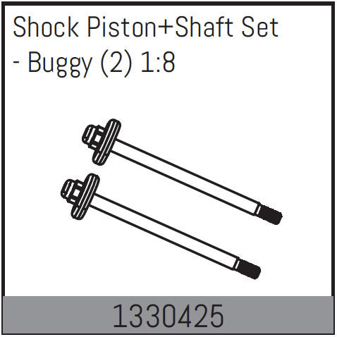 Absima Piston Amortisseur + Axe (x2) 1/8 1330425