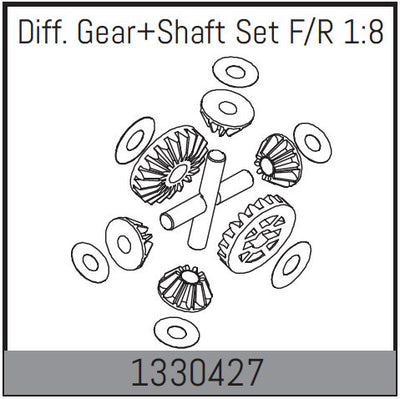Absima Set Différentiel Avant/Arrière 1/8 1330427