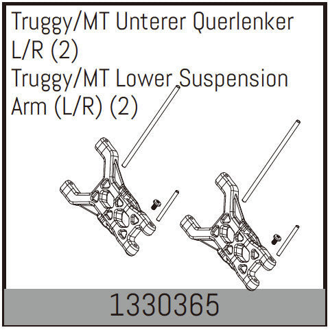 Absima Triangle Inférieur (x2) Truggy MT 1330365