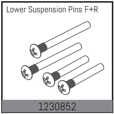 Absima Vis de Suspension ionférieur (x4) ADB1.4 1230852