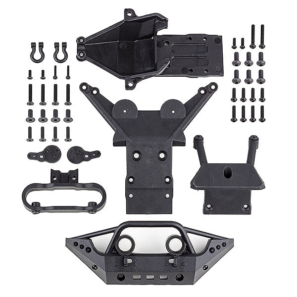 Team Associated Skid plate Front and Rear + Accessories Rival MT10 25801