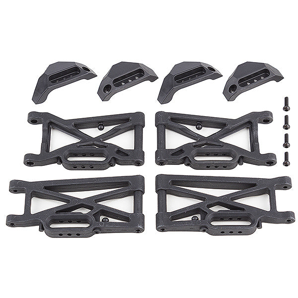 Team Associated Trapecios delanteros y traseros + Accesorios Rival MT10 25804