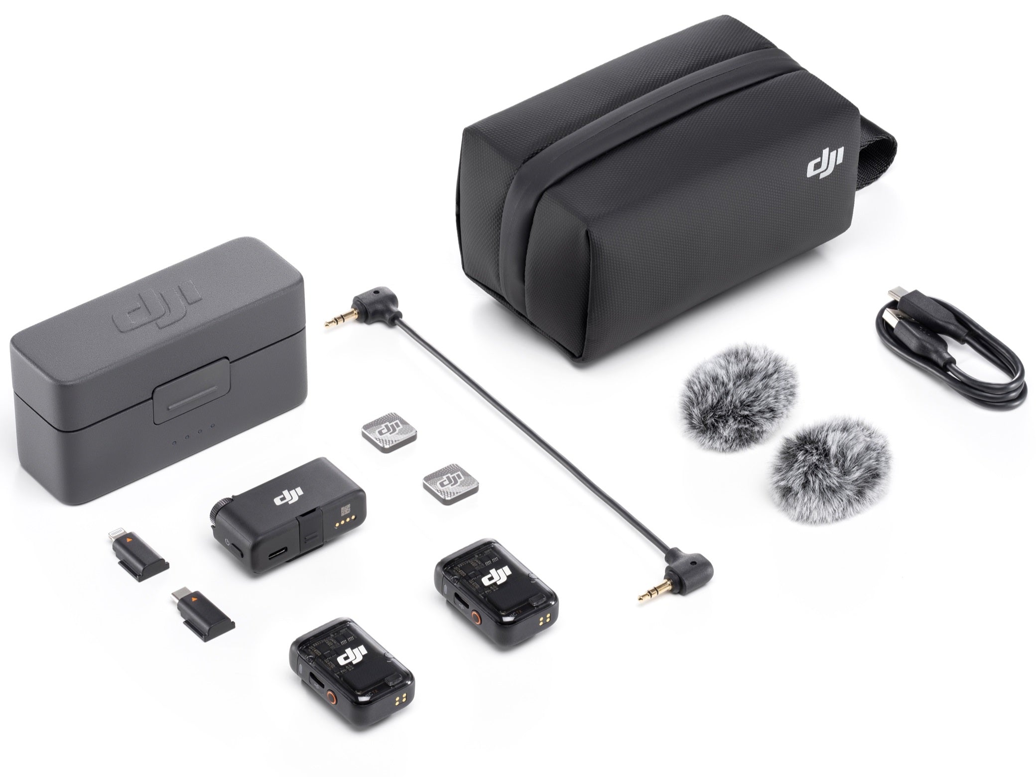 DJI Mic 2 Version TX (x2) + RX + Boitier de recharge