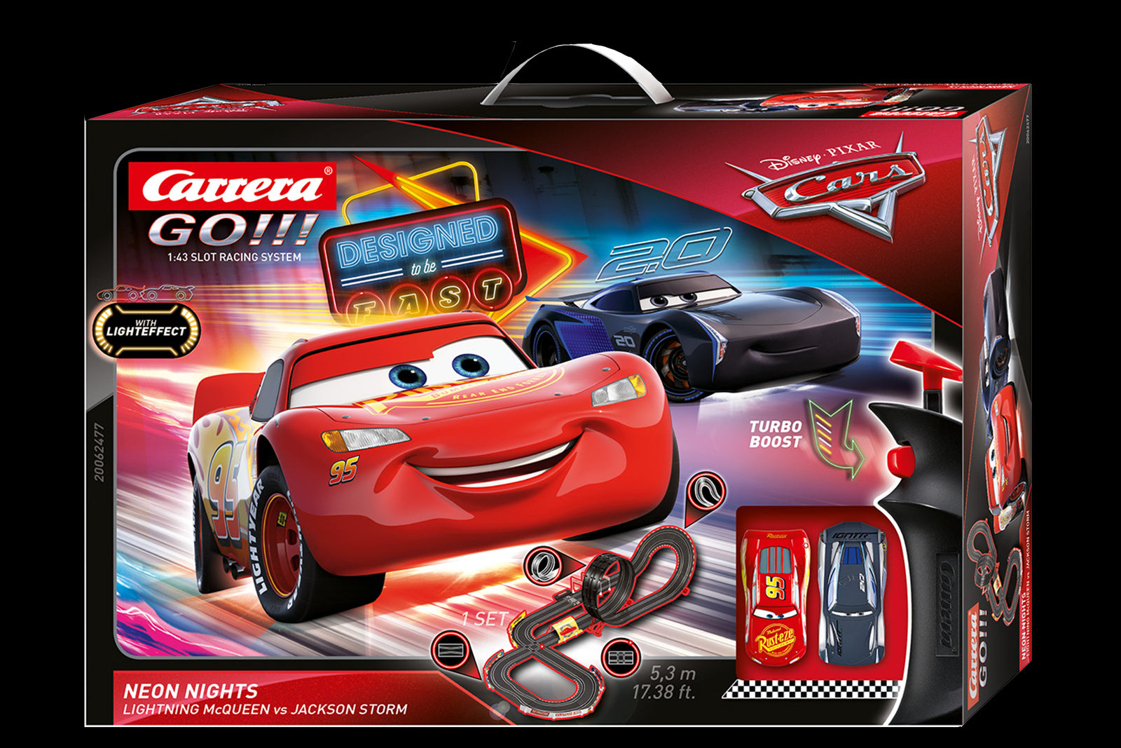 Piste de jouet électrique Speed Grip Carrera GO!!! - Circuit