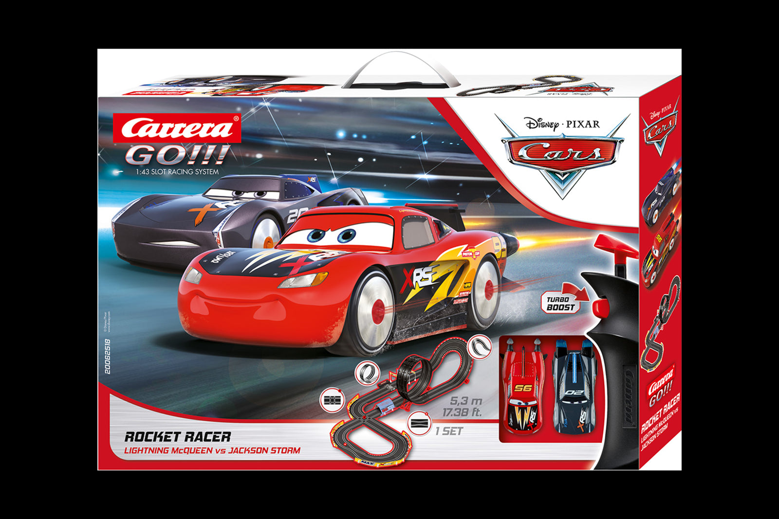Nouveau Carrera Revell Circuit de voitures Carrera Go!, Disney Pixar Cars  avec le modèle original à des prix attractifs en France