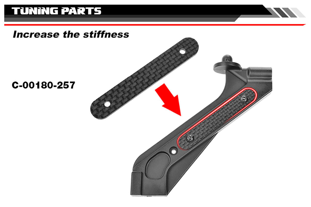 Corally Support Aileron Arrière V2 Kagama C-00180-105-2