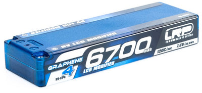 LRP Accu Lipo LCG HV 7,6V 6700mAh 120C Grafeen 4 431271