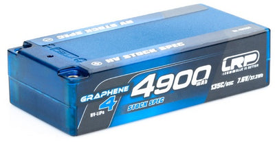 LRP Accu Lipo Shorty HV 7.6V 4900mAh 135C Graphene 4 431284