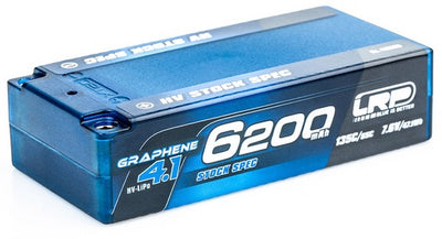 LRP Batería Lipo Shorty HV 7.6V 6200mAh 135C Grafeno 4.1 432285