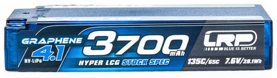 LRP Accu Lipo Shorty HLCG HV 7.6V 3700mAh 135C Graphene 4.1 432287