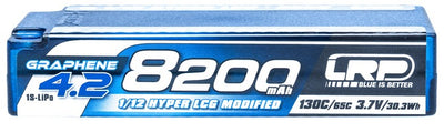 LRP Batería Lipo Shorty HLCG 3.7V 8200mAh 130C Grafeno 4.2 433266