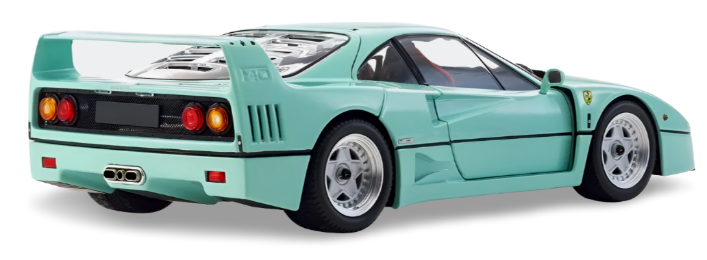 Kyosho Diecast Ferrari F40 Groen Mint 1987 1/18 KS08416MG