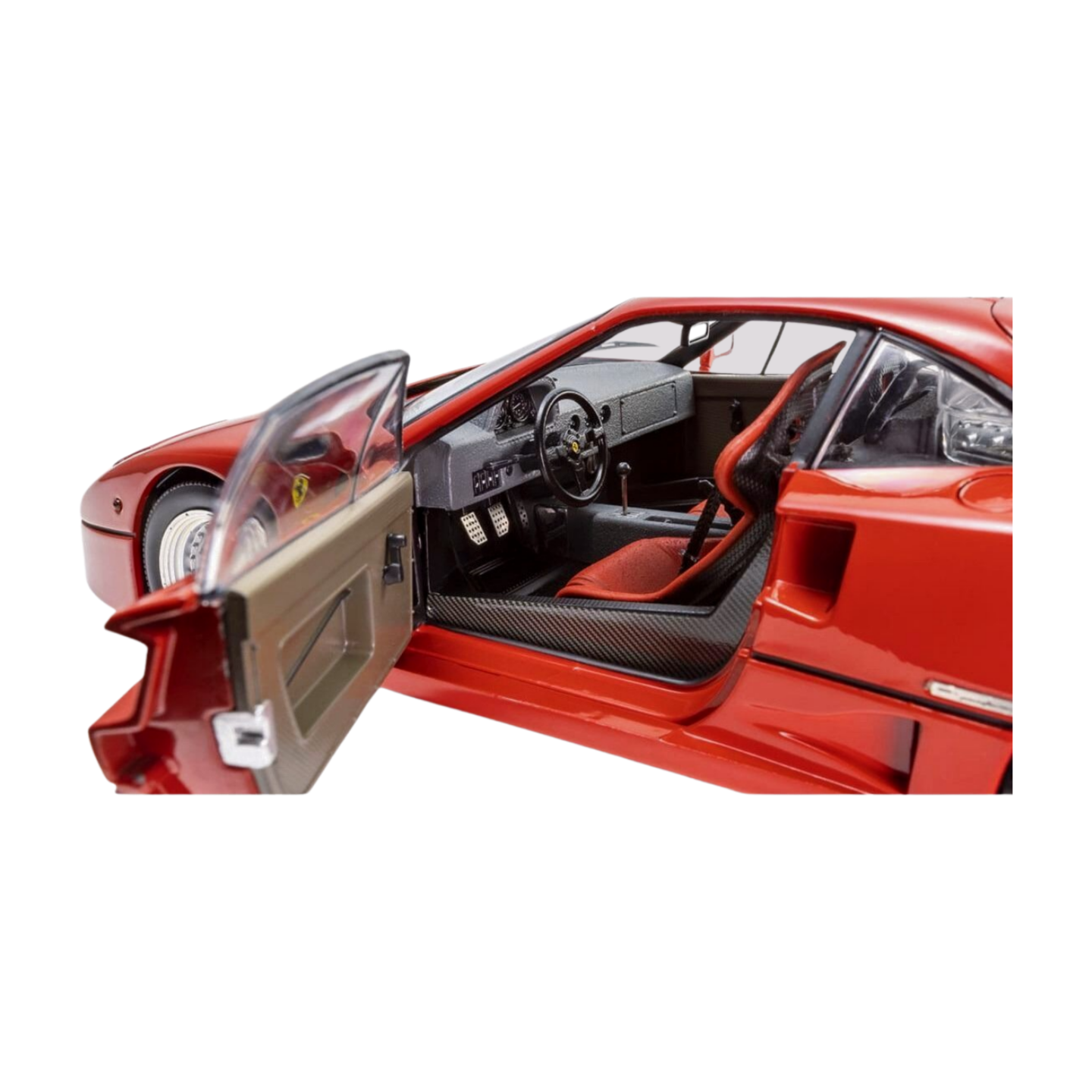 Kyosho Diecast Ferrari F40 Rouge 1987 1/18 KS08416R2