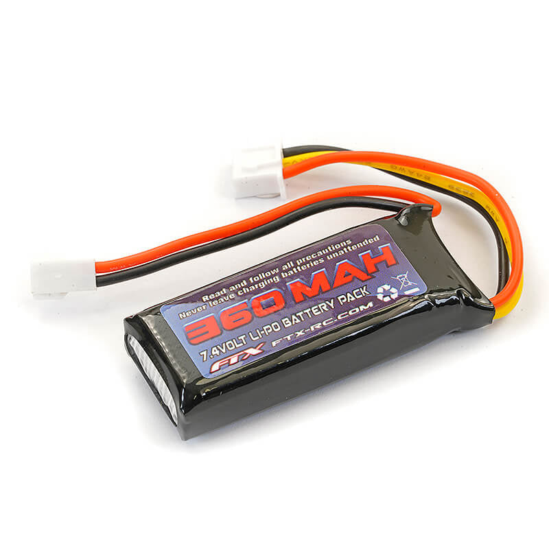 FTX Batteria lipo 2S 360mAh 7.4V Utah FTX10838