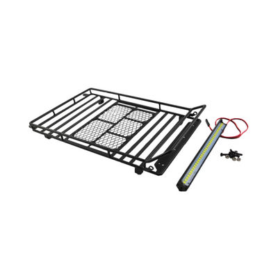 Hobbytech Teräksinen kattoteline 230 x143x25 mm Led-palkilla HT-SU1801191