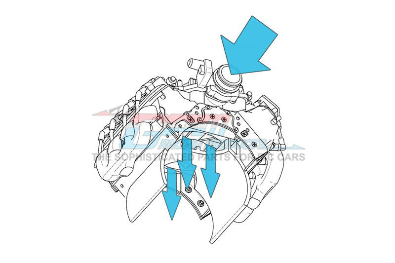 GPM Moteur V8 LS3 + Ventilation TRX4ZSP56-OC