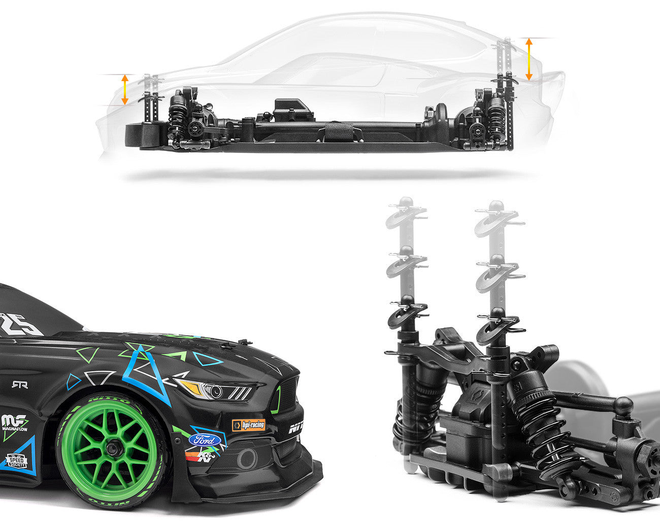 Hpi rs4 sport 3 cheap drift mustang