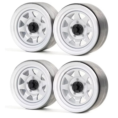 Hobbytech Bedlock rims 1.9 Classic 3 White (x4) HT-SU1802028