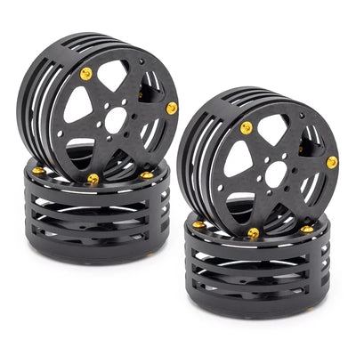 Hobbytech Carbon wheels crawler performance LightWeight 2.2 (x4) HT-SU1802020