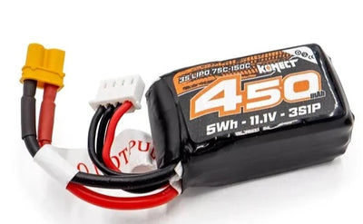 Konect Lipo 11.1v 450mah 75C XT30 KN-LP3S450