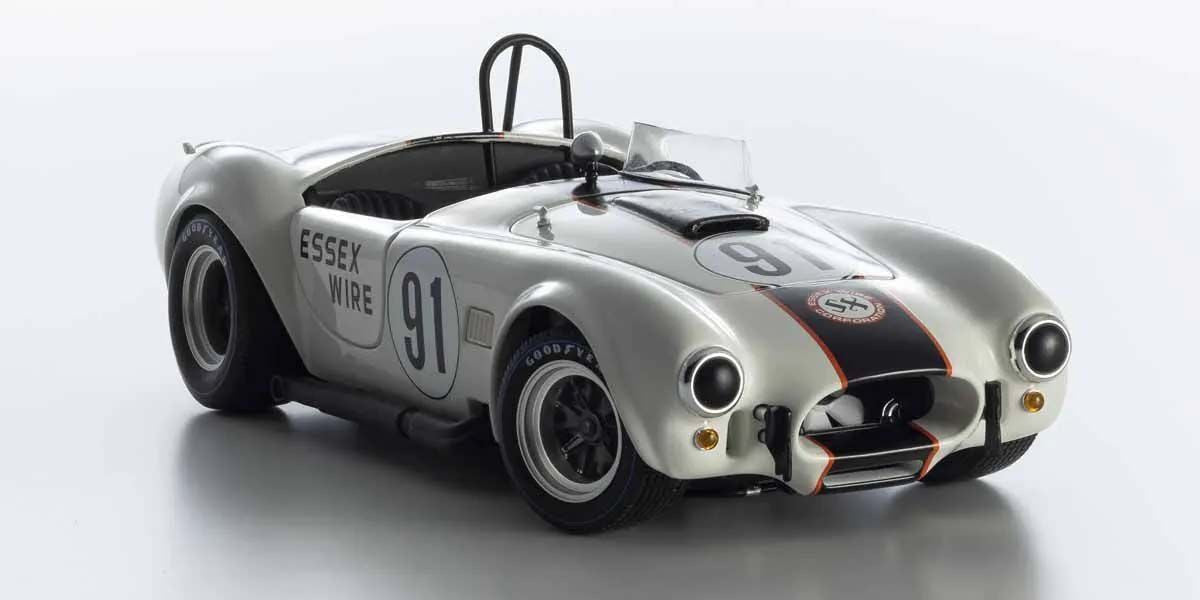 Kyosho Diecast Shelby Cobra 427 S/C Essex Wire Bridgehampton 1965 Nr.9