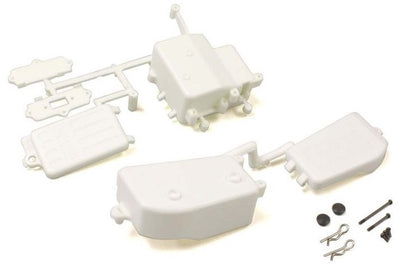 Kyosho Set Boitier Récepteur et Batterie Blanc MP10 IFF001WB