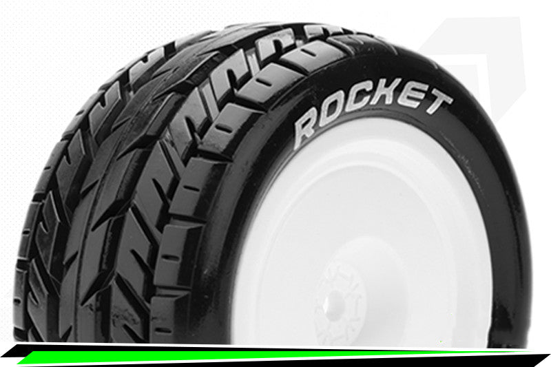 Louise RC Neumáticos + Llantas E-Rocket Buggy 1/10 Suave 4WD AR (x2) LR-T3188SWKR 