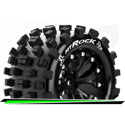 Louise RC Mt-Rock+ Rodas 2.8 Preto Hex 14mm (x2) LR-T3275SBM