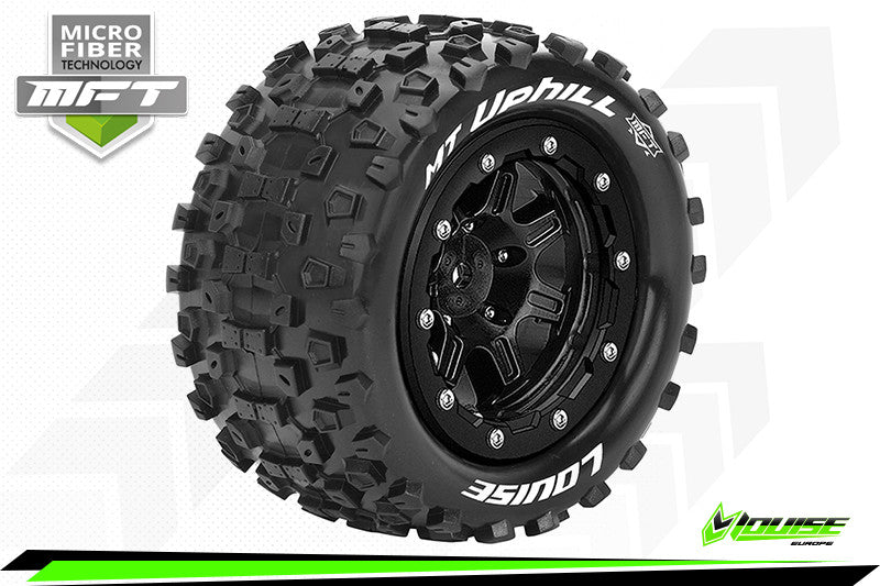 Louise RC Pneus MT-Uphill MFT + Jantes 3.8 1/2" Maxx (x2) LR-T3330SB