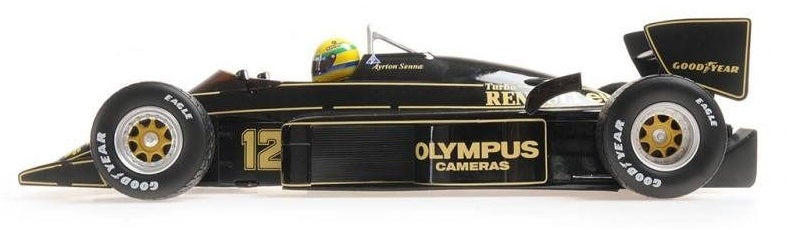 MiniChamps Lotus Renault 97T Pneumatici da pioggia Ayrton Senna Gran Premio del Portogallo 1985 540851872