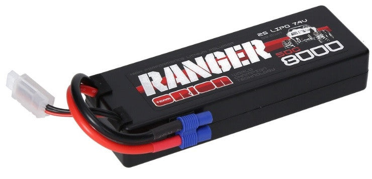 Orion Lipo 2S Ranger 7.4v 8000mah 50C EC3 ORI14332