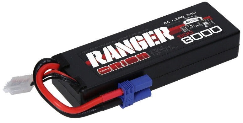 Orion Lipo 2S Ranger 7.4v 8000mah 50C EC5 ORI14333