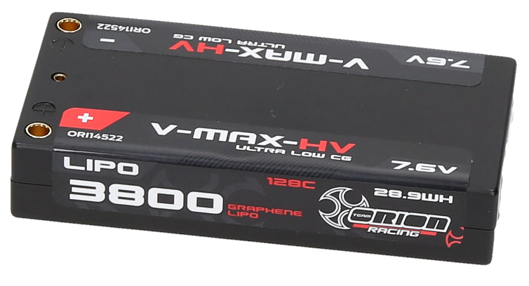 Orion Lipo 2S V-Max HV ULCG Shorty 7.6v 3800mah 128C ORI14522