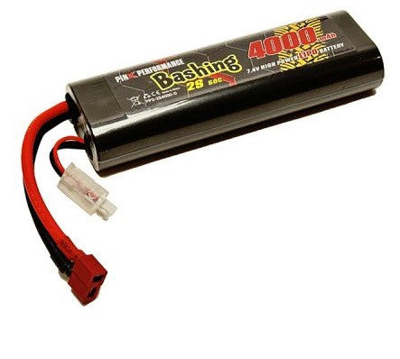 Pink Performance Batterie Lipo 2S 7.4v 50C 4000mAh Dean