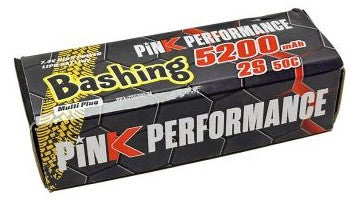 Pink Performance Batterie Lipo 2S 7.4v 50C 5200mAh Multi