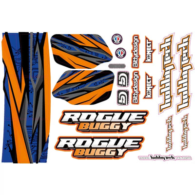 Hobbytech Planche de Stickers pour Rogue Buggy STICK-RGBUG