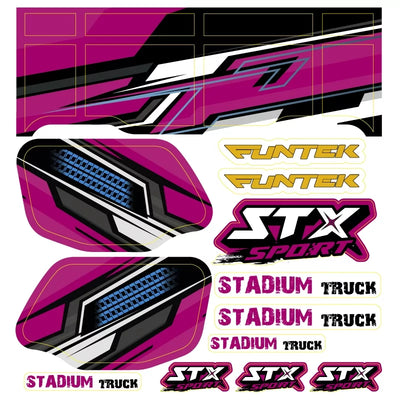 Funtek Stickers Carrosserie Violette STX Sport FTK-21067