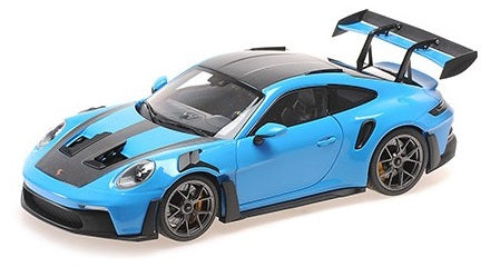 MiniKampioenen Porsche 911 GT3 RS 2024 Blauw 1/18 110062022